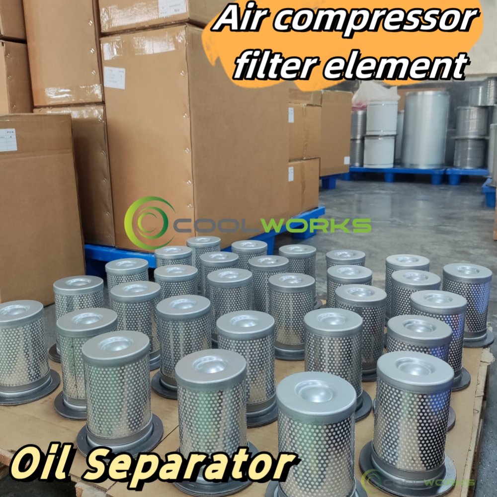 Coolworks have various models of oil separator and brand replacement parts.